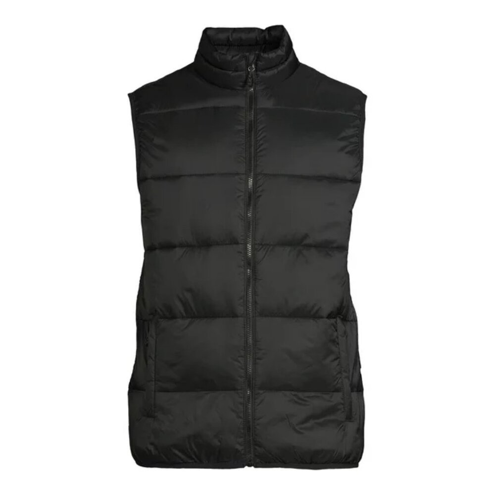 Swiss Tech Mens Puffer Vest Performance Gear Size S, M, XL, 2XL Black Full Zip - Picture 7 of 10